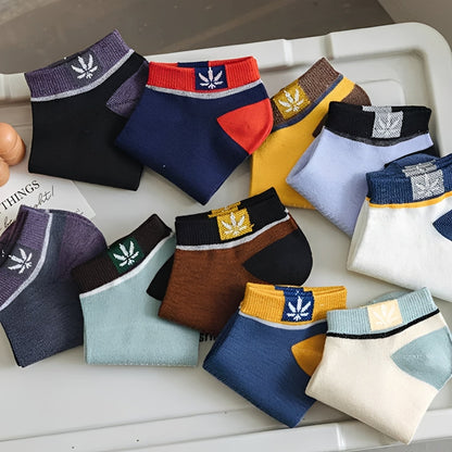 Calcetines de tripulación para hombre, multicolor, paquete de 20