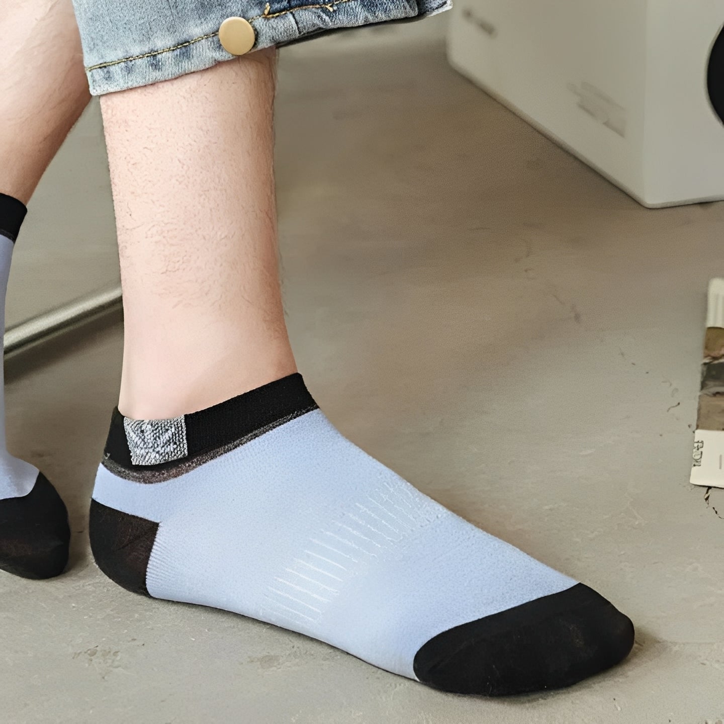 Calcetines de tripulación para hombre, multicolor, paquete de 20