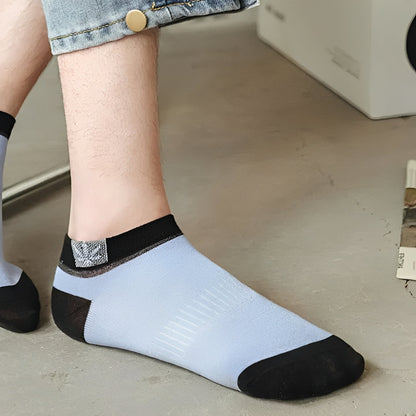 Calcetines de tripulación para hombre, multicolor, paquete de 20