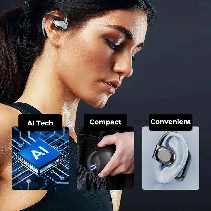 Smart Translation Earbuds | Real-Time Voice Translation with Dual Microphones | Bluetooth Connectivity for Seamless Communication