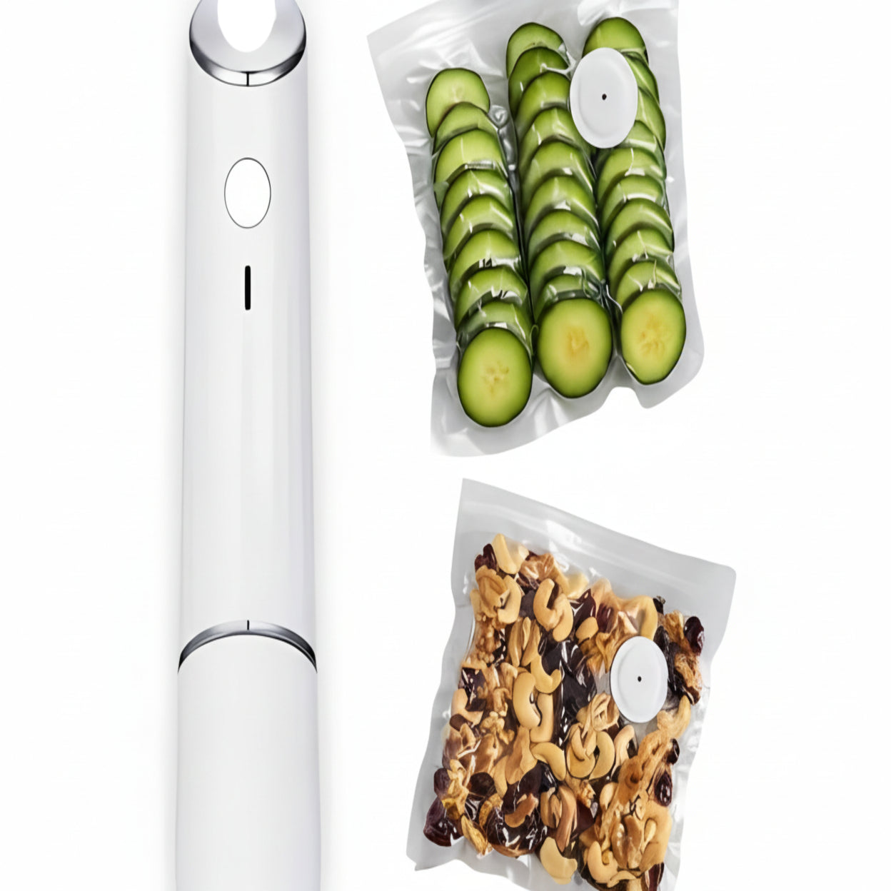 Sellador automático de alimentos para bolsas de almacenamiento herméticas