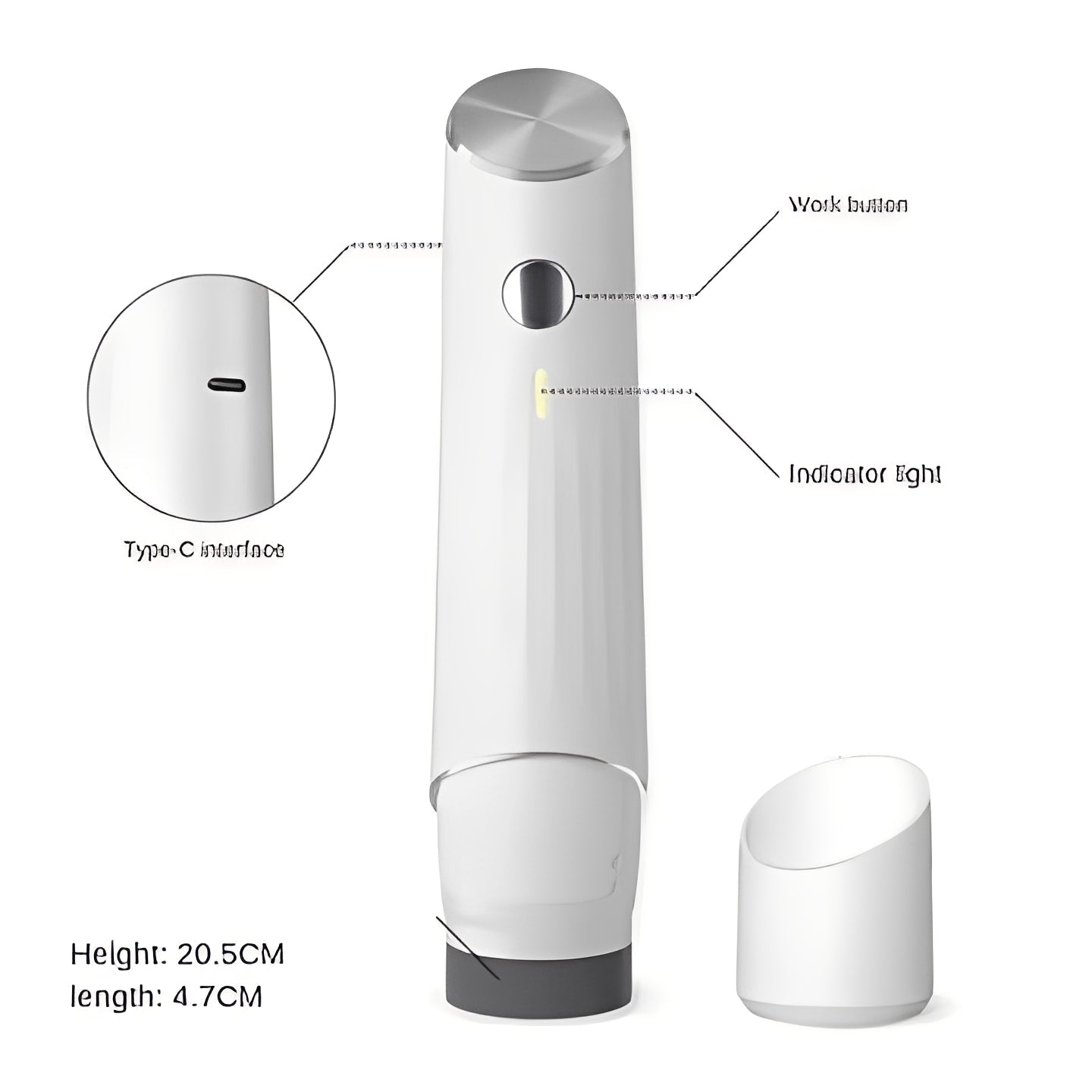 Sellador automático de alimentos para bolsas de almacenamiento herméticas