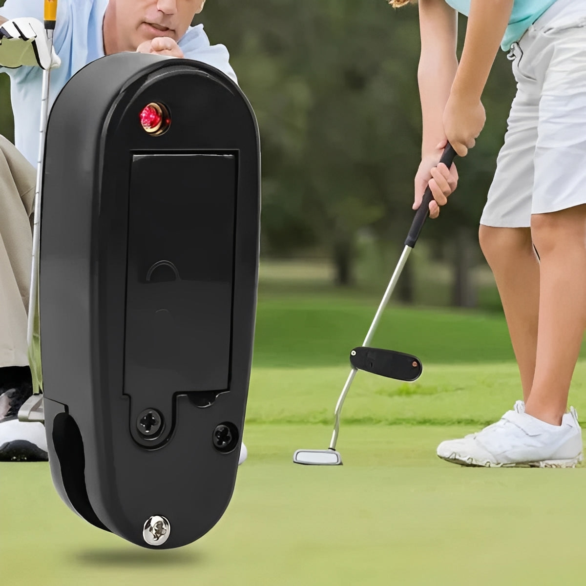 Ayuda láser precisa para el putt de golf con línea de guía de alineación