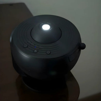 Proyector de luz nocturna cósmica con globo giratorio