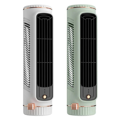 Ventilador de escritorio compacto y silencioso con batería recargable