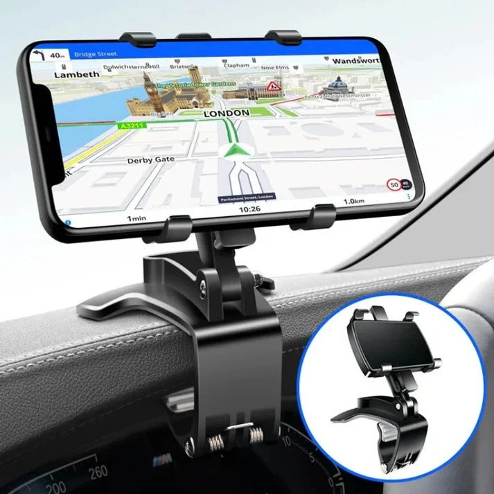 Soporte universal para teléfono de coche con rotación de 360 grados