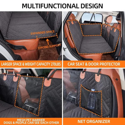 Expansor de asiento para coche de mascotas con base resistente