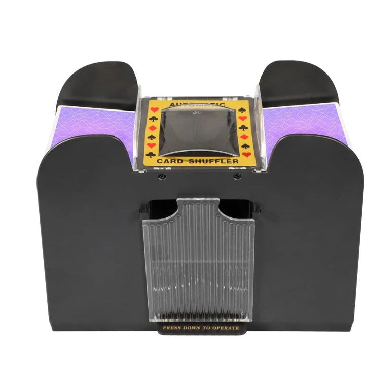 Barajador de cartas automático a pilas