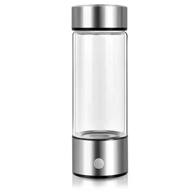 Botella de agua alcalina compacta con base USB recargable