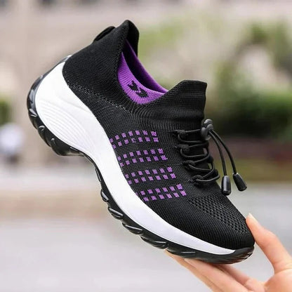 Zapatillas cómodas para caminar con plantillas acolchadas