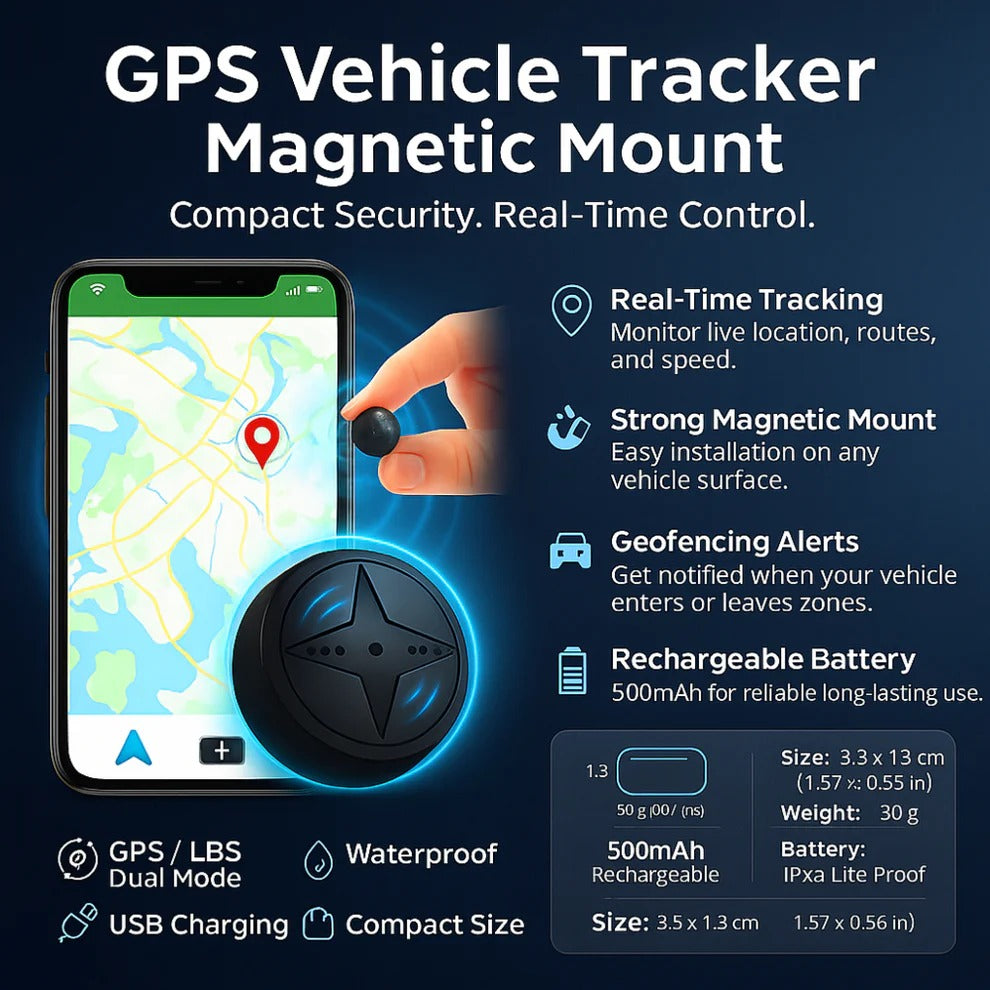 Soporte magnético potente para rastreador GPS de coche
