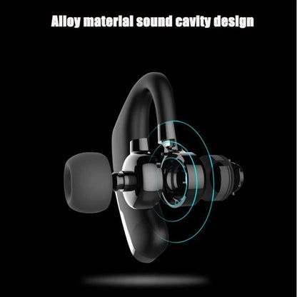 Auriculares Bluetooth compactos y micrófono de oficina
