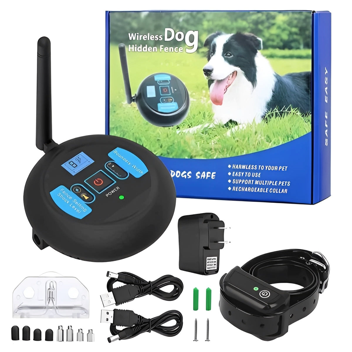Sistema de barrera de entrenamiento para mascotas y adiestramiento al aire libre
