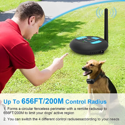 Sistema de barrera de entrenamiento para mascotas y adiestramiento al aire libre