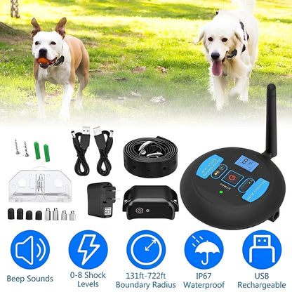 Sistema de barrera de entrenamiento para mascotas y adiestramiento al aire libre