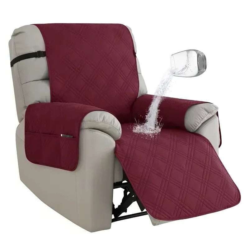 Funda duradera para reclinable con soporte antideslizante para la espalda