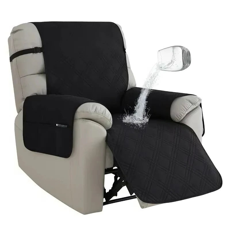 Funda duradera para reclinable con soporte antideslizante para la espalda