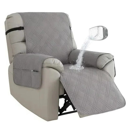 Funda duradera para reclinable con soporte antideslizante para la espalda