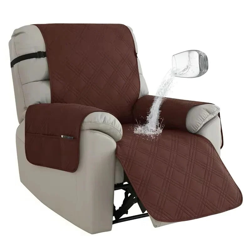 Funda duradera para reclinable con soporte antideslizante para la espalda