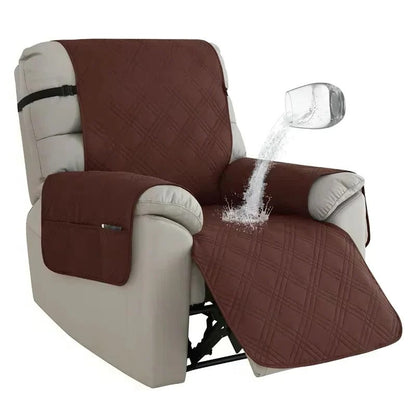 Funda duradera para reclinable con soporte antideslizante para la espalda