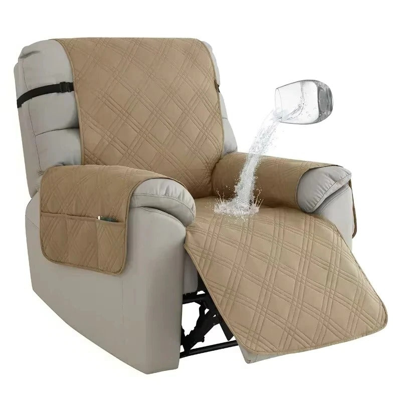 Funda duradera para reclinable con soporte antideslizante para la espalda