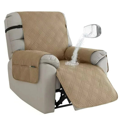 Funda duradera para reclinable con soporte antideslizante para la espalda