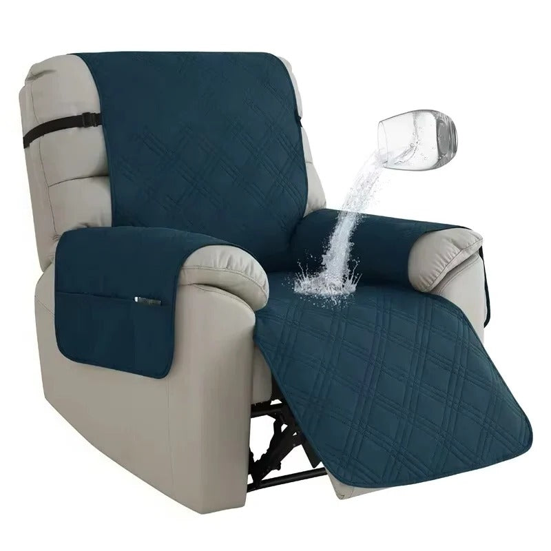 Funda duradera para reclinable con soporte antideslizante para la espalda