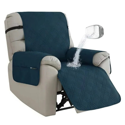 Funda duradera para reclinable con soporte antideslizante para la espalda