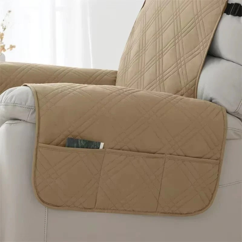 Funda duradera para reclinable con soporte antideslizante para la espalda