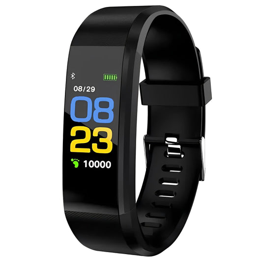 Sporty Fitness Tracker with Heart Rate Monitor Digital Screen - Ortekor