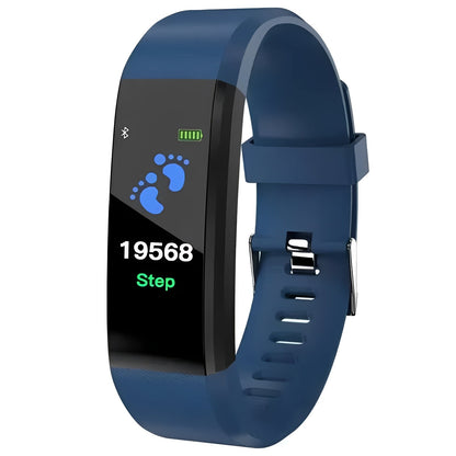 Pulsera de actividad deportiva con pulsómetro y pantalla digital