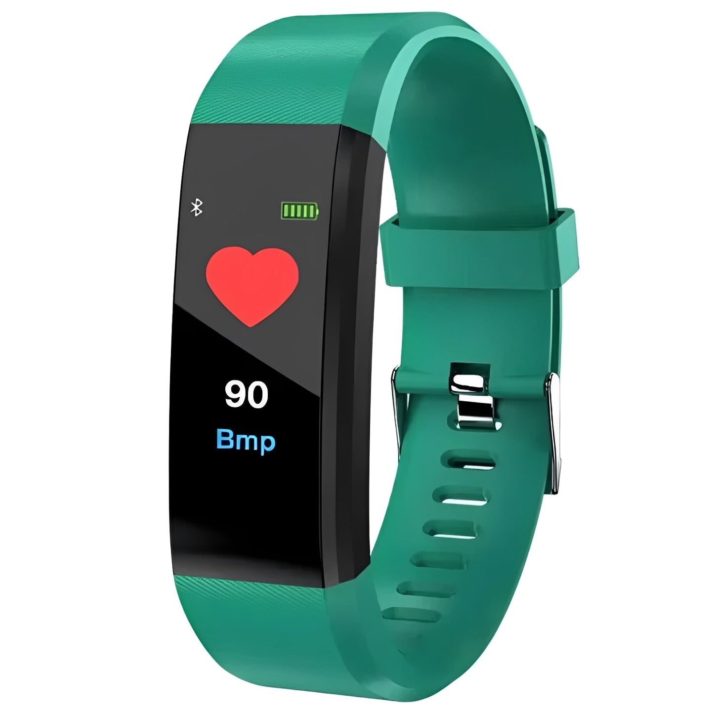 Pulsera de actividad deportiva con pulsómetro y pantalla digital