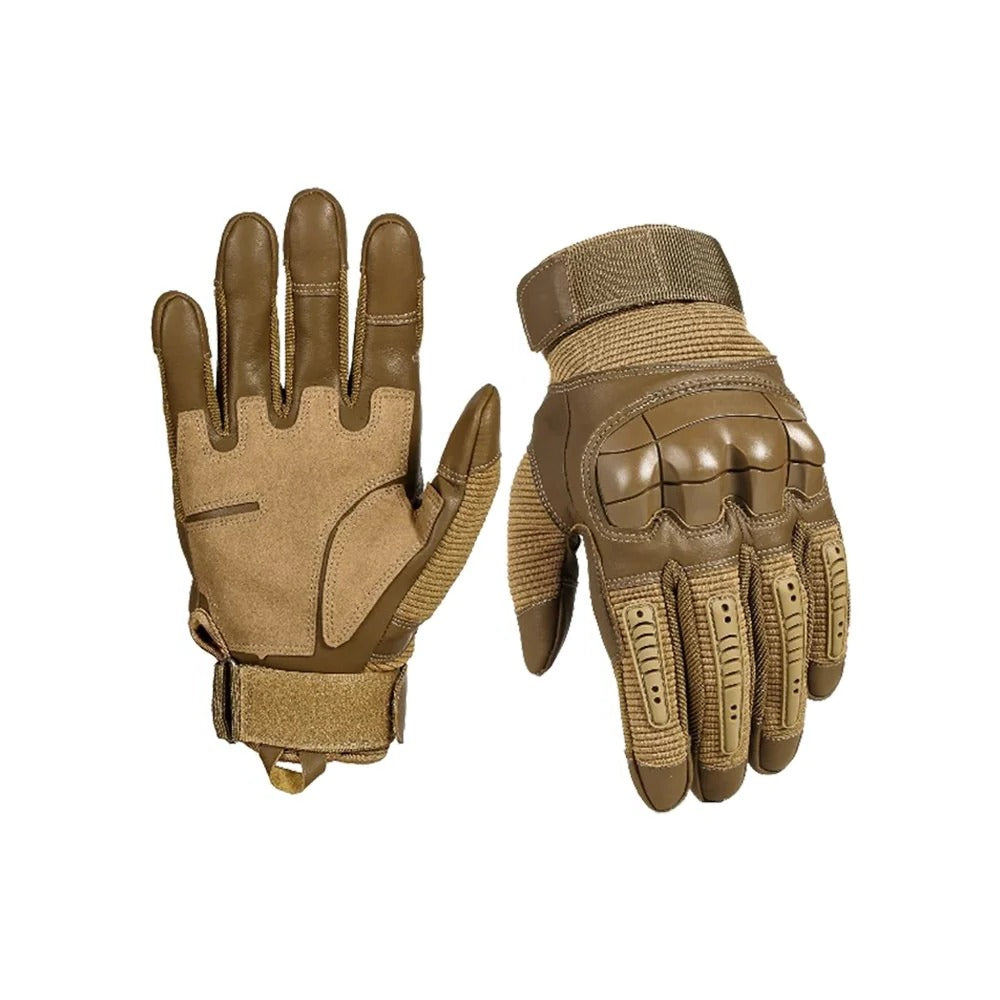 Guantes de trabajo duraderos con dedos acolchados y palmas de malla