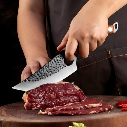 Sharp Stainless Chef Knife with Comfort Grip Handle - Ortekor