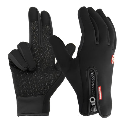Guantes de ciclismo cálidos e impermeables para hombres y mujeres