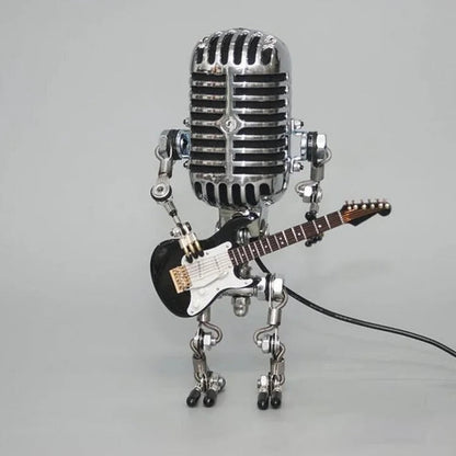 Lámpara de Mesa con Temática Musical Retro