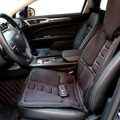 Cojín de Asiento de Masaje con Calefacción para Alivio Lumbar