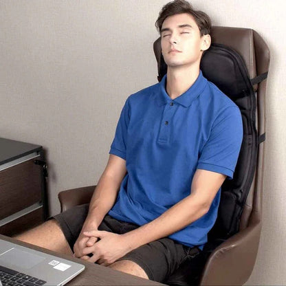Cojín de Asiento de Masaje con Calefacción para Alivio Lumbar