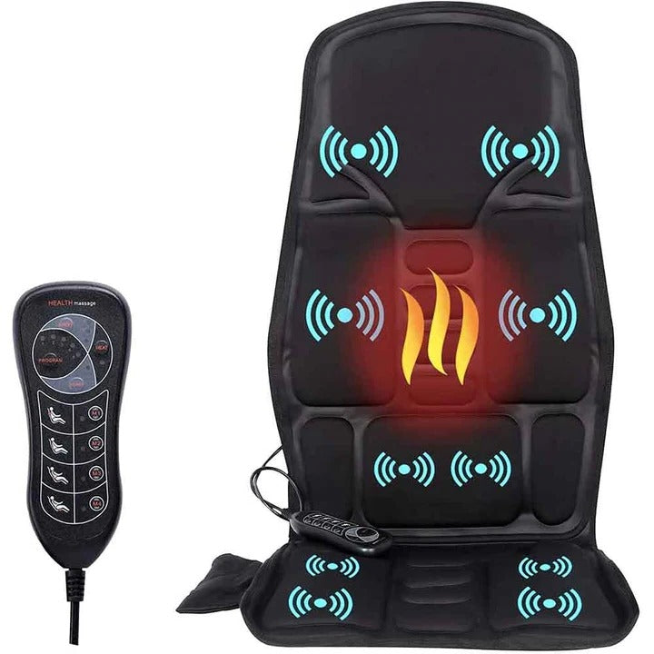 Cojín de Asiento de Masaje con Calefacción para Alivio Lumbar