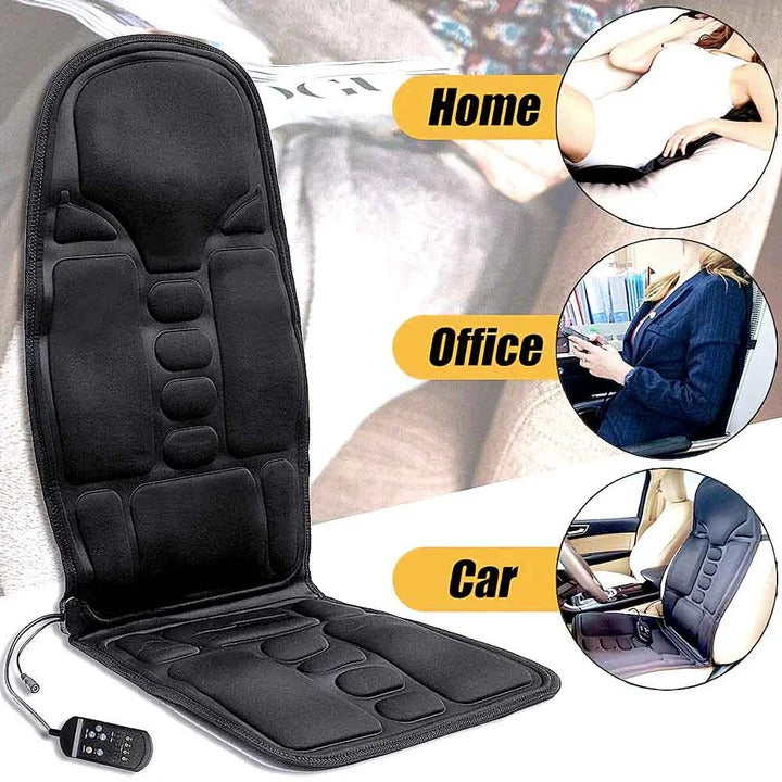 Cojín de Asiento de Masaje con Calefacción para Alivio Lumbar
