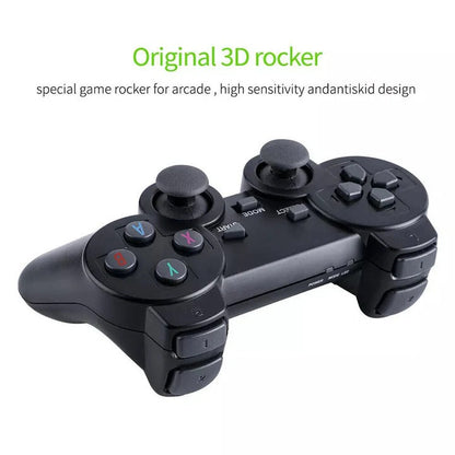 Consola de juegos compacta con 64 GB y 2 controles inalámbricos