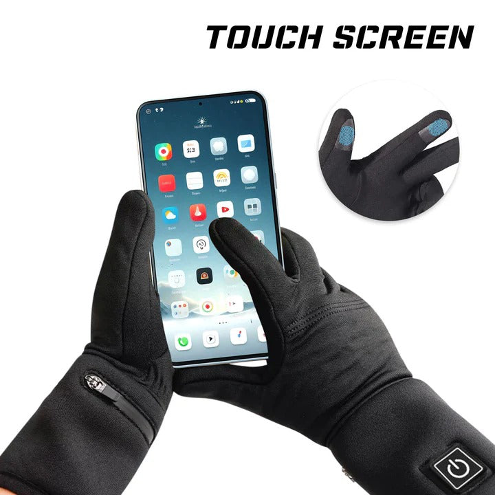 Guantes interiores eléctricos cálidos para clima frío