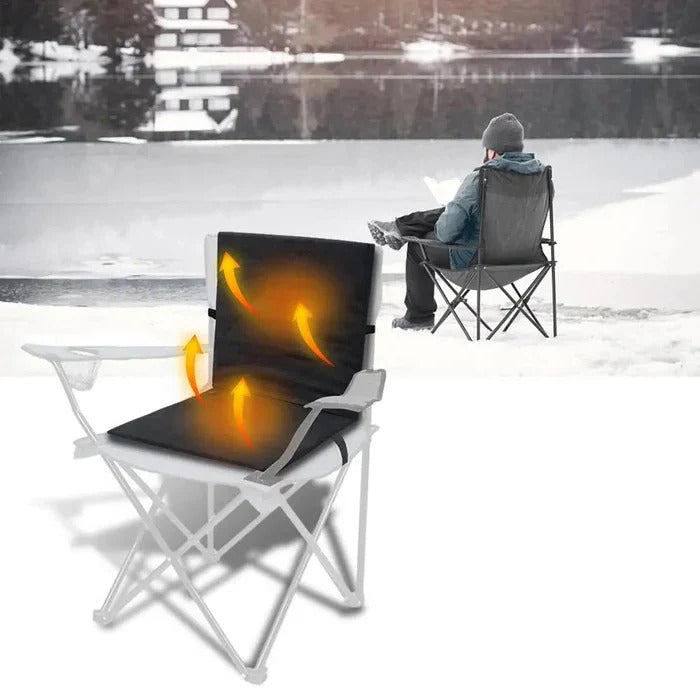 Cojín de Asiento de Masaje Térmico con Ajustes de Calor Regulables