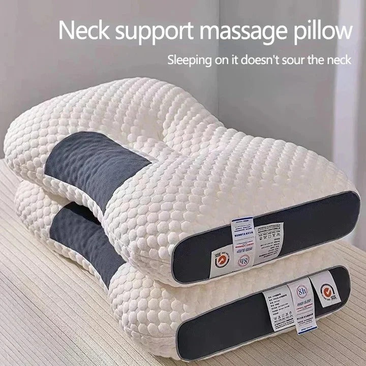 Cómoda almohada ortopédica para soporte de cuello y cabeza