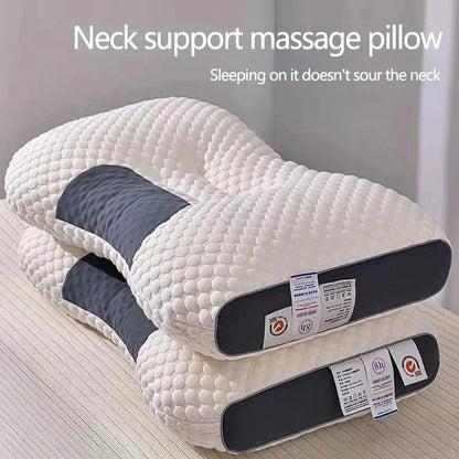 Cómoda almohada ortopédica para soporte de cuello y cabeza