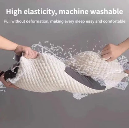 Cómoda almohada ortopédica para soporte de cuello y cabeza