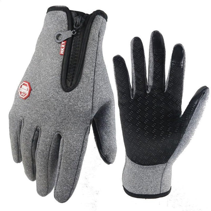 Guantes cálidos de invierno con puntas de los dedos compatibles con pantallas táctiles