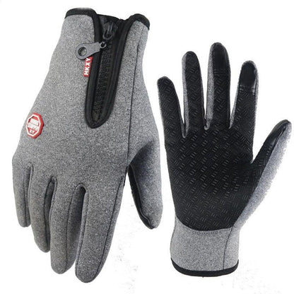 Guantes cálidos de invierno con puntas de los dedos compatibles con pantallas táctiles