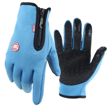 Guantes cálidos de invierno con puntas de los dedos compatibles con pantallas táctiles