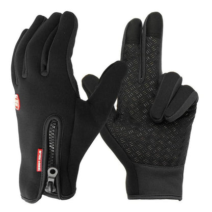 Guantes cálidos impermeables de pantalla táctil para clima frío